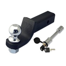 트레일러 견인장치 픽업트럭 견인 볼마운트 2인치, A. 매트 블랙 볼 헤드