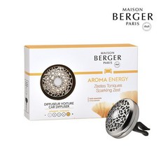 메종베르제 공기정화 차량용 디퓨저 세트, 1개, 스파클링 제스트