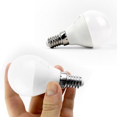 전기세절감 장수 LED 크립톤5W 전구색 E14 볼램프 컨버터내장형led램프 장수램프5w, 전구색(오렌지색), 1개