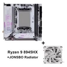 토프톤 4베이 게이밍 NAS 메인보드 AMD 라이젠 9 8945HX R7 2M.2 NVMe 4SATA PCIe4.0X16 2.5G LAN 미니 ITX, 01 No Ram No SMPSm No OS, 01 빠른  Mainland, 03 R9 8945HX JONSBO FAN