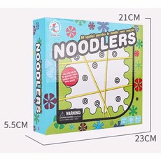 兒童益智思維邏輯訓練解密遊戲 麵條拆分桌面遊戲 創意親子學習教具 數學玩具 商檢合格, 1個, 彩盒