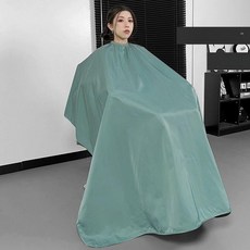 컷트 커트보 미용실 염색 휴대폰 요들가운 바버샵 미용 셀프 드라이보 미용가운 이발가운, (피콕블루)