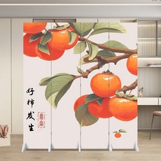【格森】中式屏風折疊移動客廳遮擋餐廳美容院臥室房間國風落地輕奢, 款式10,3扇防透:總寬1.2米*1.8米高