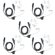 TDYU Walkie Talkie Earpiece Headset with PTT Mic Compatible for Motorola GP328Plus GP338Plus GP344, TDYU Walkie Talkie Earpiece He