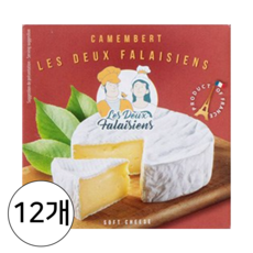 까망베르치즈 레 두 팔레지앙125g, 12개, 125g