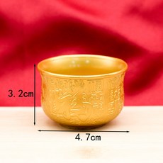 黃銅大號高腳杯銅杯子酒杯百福杯家用供奉杯創意桌面銅工藝品擺件合金百福杯(浮雕款)默認顏色, 合金百福杯(浮雕款)