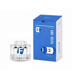 [필터탑스] 프리미엄 스마트크린 FTS-2200 세면대용 1년 세트 녹물염소제거헤드+교체필터 2세트(필터12개) KC인증, 01_본품1개