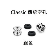 Schaller S-Locks 底座 安全 背帶扣 背帶釘 電 吉他 貝斯 零件 維修 德國製, 1個, Classic 款 銀色 空孔不附螺絲