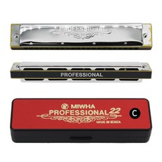 미화(MIWHA) 하모니카 프로페셔널 22, C조, 혼합색상, 1개