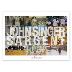 ABLE BAMBOO 2023 傑作約翰·辛格·薩金特台歷 + 古董夾子套組, 混合顏色