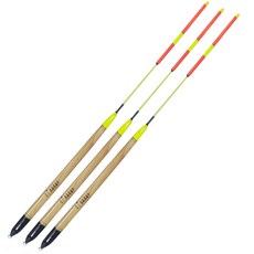 더문 엘로우 수제막대찌 74cm 갈대찌 반자립막대찌 주야겸용, 3개, 엘로우0.8호