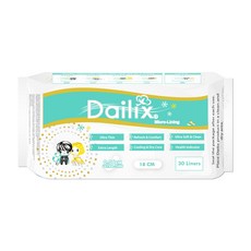 Dailix 楓葉國 18cm 每日健檢超乾爽透氣抑菌涼感護墊, 1個, 涼感抑菌護墊*1包(無贈品), 30片, 寬長型
