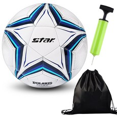 starsports Polaris Max足球 白色+球袋+打氣筒, 1組, 單品