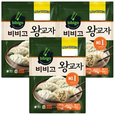 CJ제일제당 비비고 푸짐한 쫄깃한 왕교자 1.4KG x 3, 3개