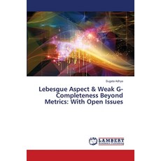 (英文圖書)Lebesgue Aspect & Weak G-Completeness Beyond Metrics: With Open Issues 平裝版, LAP Lambert Academic Publis..., 英文