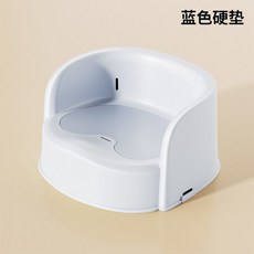 寶寶餐椅家用兒童沙發叫叫椅嬰兒座椅喫飯學坐椅靠背椅子小凳子, 藍色(硬墊)
