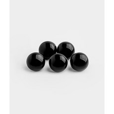 퀼트스타 단추형 인형눈 볼록 셔츠 반콩단추 11mm_블랙, 5개, 블랙