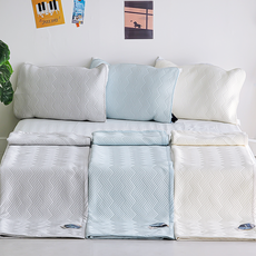 여름 냉감 패드 아이스 쿨링 슈퍼싱글 퀸 밴드 미끄럼방지 여름 침대패드, 블루