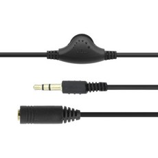 Coms ND792 스테레오 연장 케이블/3.5MF/1M/AUX 3극 케이블-연장케이블, 1개