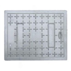 사각 우수 배수로 원형 맨홀 덮개 정화조 뚜껑 커버, C. 300x500x40 커버 프레임 제외