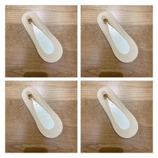 발핫팩 전투화 붙이는 부모님 군인 발난로 선물, 4켤레 라이트 스킨톤