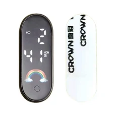 미니 전기 자동차 시계 LED 무브먼트 터치 발광 오토바이 방수 휴대용 시간 모토 대시보드, 01 J