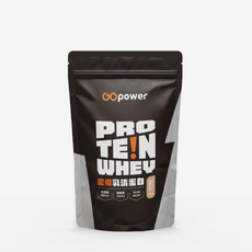 GOPower 果果能量濃縮乳清蛋白飲 烏龍奶茶風味，獨立包裝，隨時補充蛋白質，健身能量補給, 500g, 1包