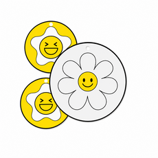 쿠잉홈 실리콘 인덕션 보호매트 인덕션패드 실속형 세트, 1세트, 옐로우2개+화이트1개