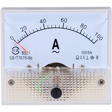85L1 MA 2MA 20MA AC 10MA 미터 전류계 30MA 75MA 아날로그 패널 5MA 50MA 플라스틱 15MA 흰색