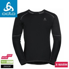 ODLO 瑞士 男 銀離子 加強保暖型 圓領長袖上衣