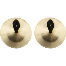 댄서 파티 한 손 조작을 위한 E-뛰어난 2PCS 5.2cm 벨리 댄싱 핑거 심벌즈 브라스 댄스 질스 악기