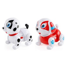 Hi-toys 智能扭扭狗/燈光音樂故事爬行狗/仿真電動奶瓶狗(隨機出貨), 1個