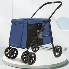超大戶外通用型可折疊手推車, 1個, 藍色:1020*620*1050 mm