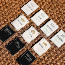 아토소 호텔 샴푸통 욕실디스펜서 방수라벨 스티커, 1개, 골드라벨-샴푸(800ML전용)