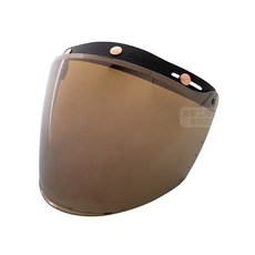 UPON配件 多層膜安全帽鏡片，抗UV耐磨多色可選，提升騎乘視野清晰度, 絢麗金