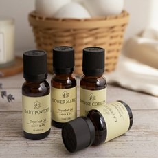 나일 드라이어볼 아로마오일 15ml 플라워마켓, 베이비파우더