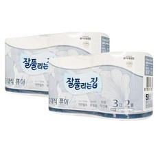 잘풀리는집 3겹 클래식 화장지, 25m, 2개입, 2개