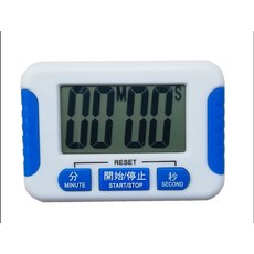 多功能液晶顯示廚房計時器 正倒數計時器, 白色, 1個