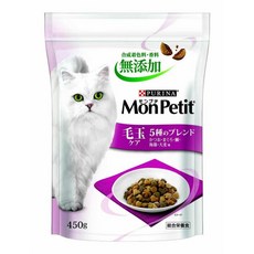 Mon Petit 貓倍麗 成貓日式乾糧 5種魚配方, 1個, 貓倍麗-成貓海洋魚高纖化毛,600g
