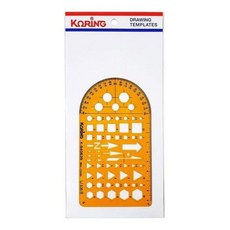 코링 소형 종합 측량 형판 자 K-840639, 1개