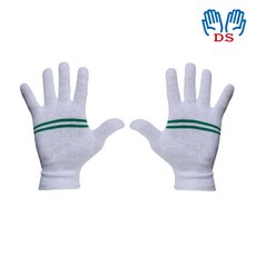 DS 두손 13G 표백 줄기사 장갑 10켤레 두줄기사 음식점 주방 요리 청소 내피용