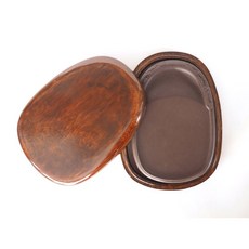 汶采筆莊 7吋夔龍橢圓宋坑硯, 詳見包裝