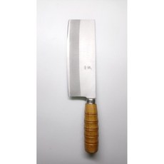 金刀具 #A006 鐵店出品 中式料理刀 主廚刀 三合鋼刀 片刀 切菜刀 中式廚刀 蔬果刀 營業用刀 中餐烹調丙試用刀, 1個, 白鐵夾青鋼菜刀, 白鐵夾青鋼