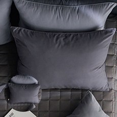 베겟잎 누빔 미니 광목 호텔식 방수 내추럴 비비드 베개커버 차콜 베개솜 별매