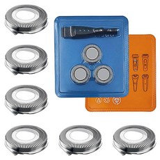 SH30 필립스 노렐코 면도기 S500 S1000 S2000 S3000 S4000 S5000 시리즈용 교체 헤드 강력한 성능 S1560 3900 3600 2400용 셀, SH30 블레이드 6PCS+ 2브러시