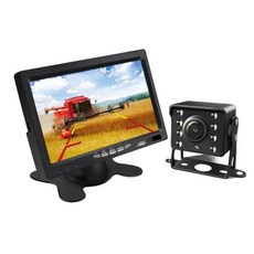 크레인 붐 카메라 송신 원거리 무선카메라 모니터링 화물차 후방카메라 차량용, 기본 색상, 2. 7인치+15m 케이블