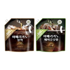 밸런스그로우 대용량 아메리카노 (블랙 +헤이즐넛향), 2개, 1.5L