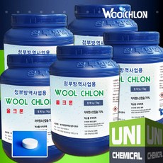 울크론 수처리제 먹는물 물탱크 음용수 우물물 국내제조 유니케미칼 울크론박스, 5개, 1kg