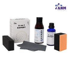 에이넘버원 유막제거제 80ml 엑스퍼트 발수코팅제 30ml 자동차 세차용품 A세트, 1개