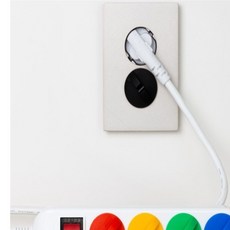 콘센트마개안전커버4개입 아기콘센트안전커버, 화이트